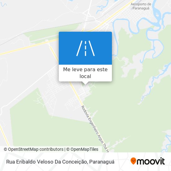 Rua Eribaldo Veloso Da Conceição mapa
