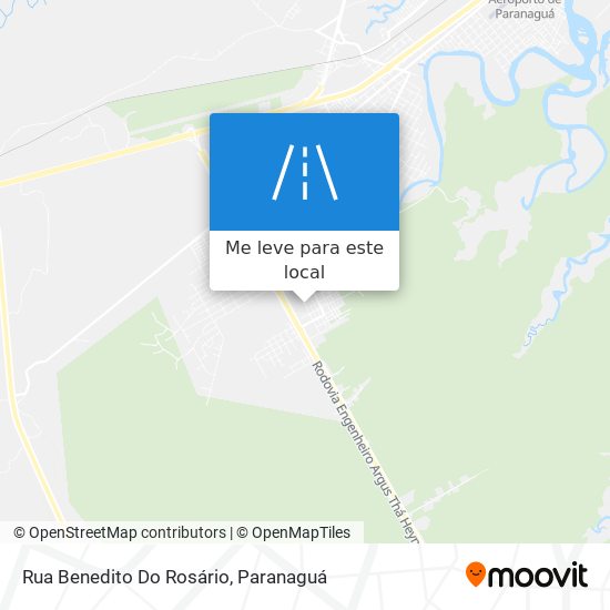 Rua Benedito Do Rosário mapa