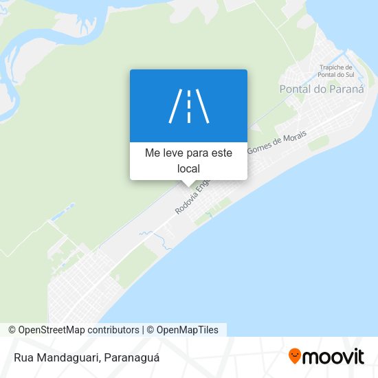 Rua Mandaguari mapa