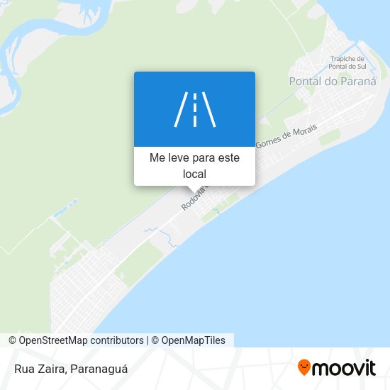 Rua Zaira mapa