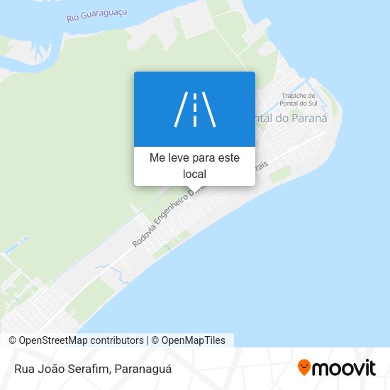 Rua João Serafim mapa