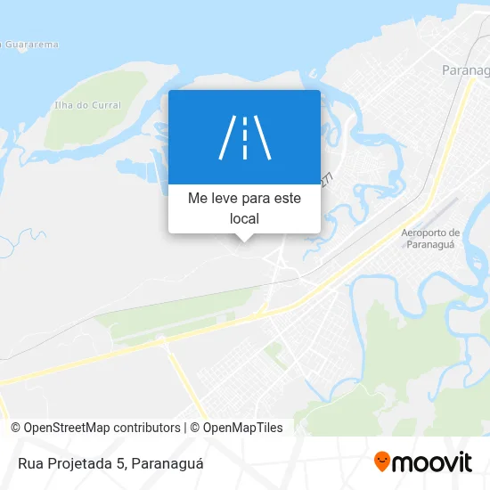 Rua Projetada 5 mapa