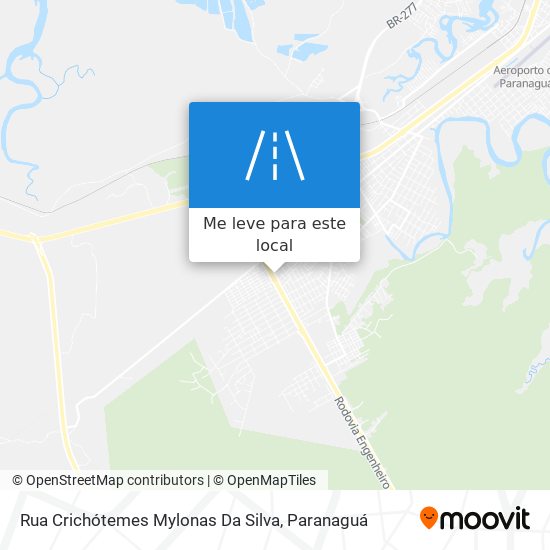 Rua Crichótemes Mylonas Da Silva mapa
