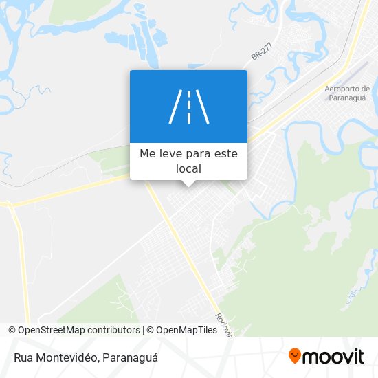 Rua Montevidéo mapa