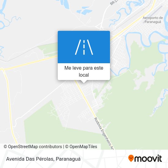 Avenida Das Pérolas mapa