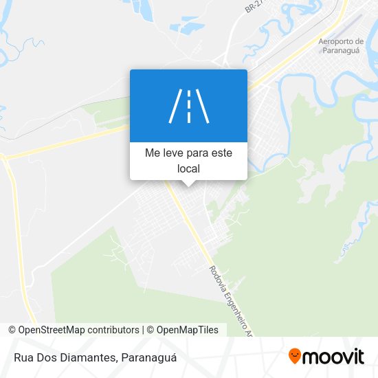 Rua Dos Diamantes mapa