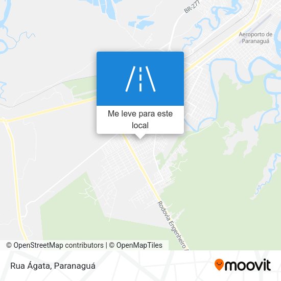 Rua Ágata mapa
