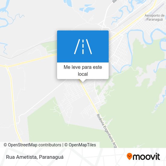 Rua Ametista mapa