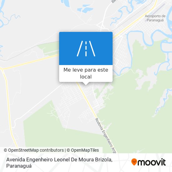 Avenida Engenheiro Leonel De Moura Brizola mapa