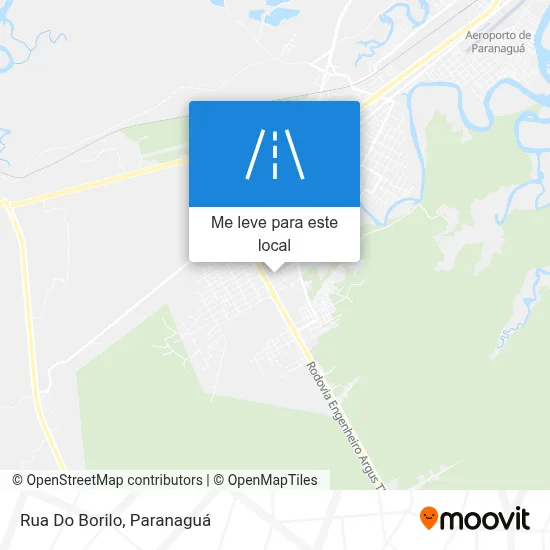 Rua Do Borilo mapa