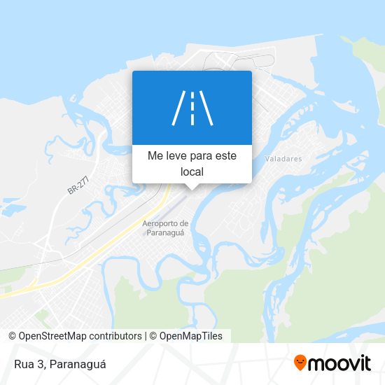 Rua 3 mapa
