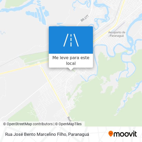 Rua José Bento Marcelino Filho mapa