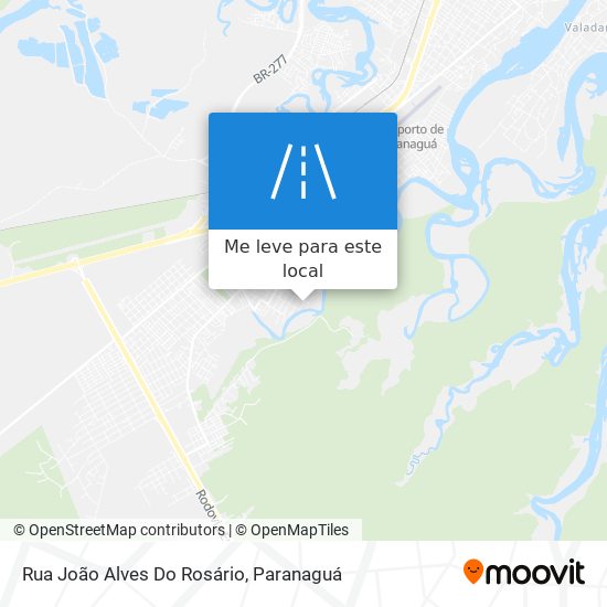 Rua João Alves Do Rosário mapa
