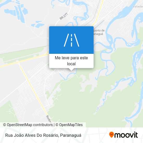 Rua João Alves Do Rosário mapa