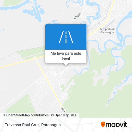 Travessa Raul Cruz mapa