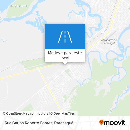 Rua Carlos Roberto Fontes mapa