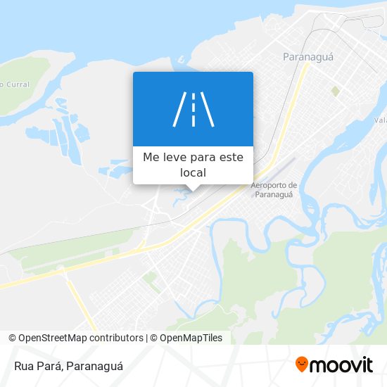 Rua Pará mapa