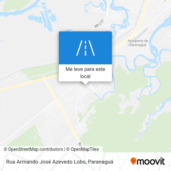 Rua Armando José Azevedo Lobo mapa