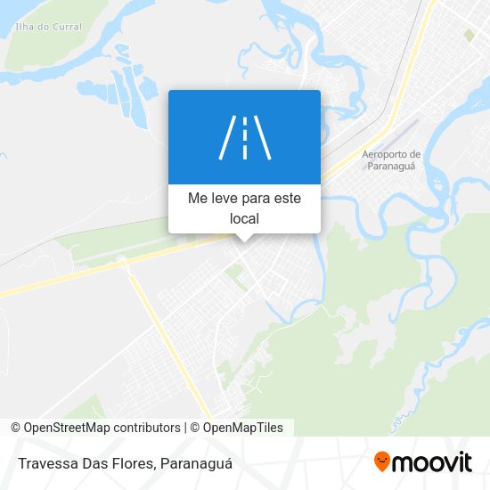 Travessa Das Flores mapa