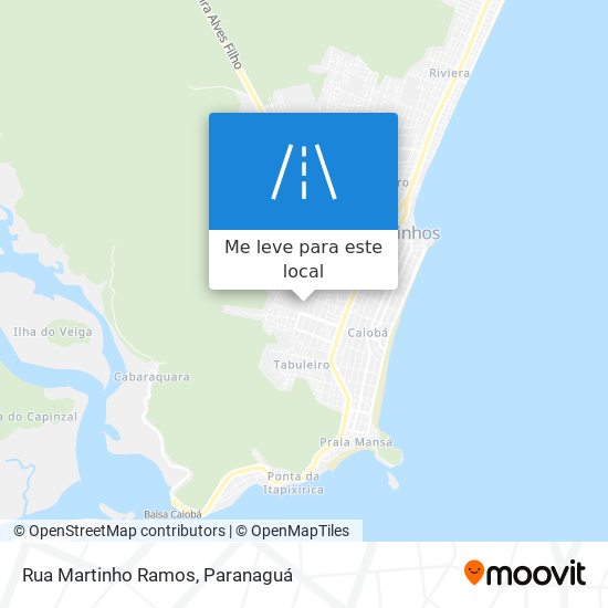 Rua Martinho Ramos mapa