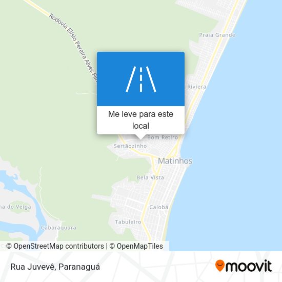 Rua Juvevê mapa
