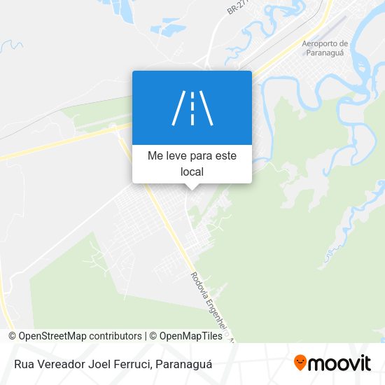 Rua Vereador Joel Ferruci mapa