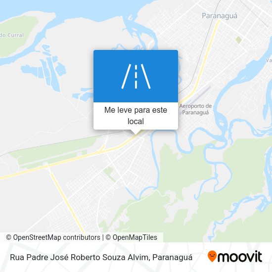 Rua Padre José Roberto Souza Alvim mapa