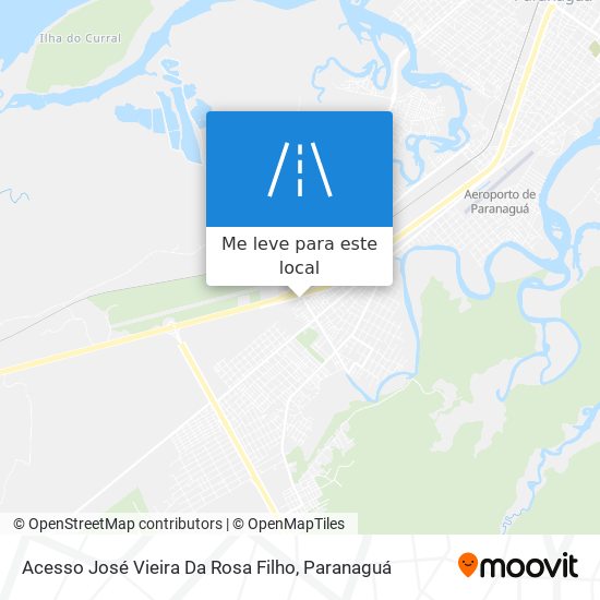 Acesso José Vieira Da Rosa Filho mapa