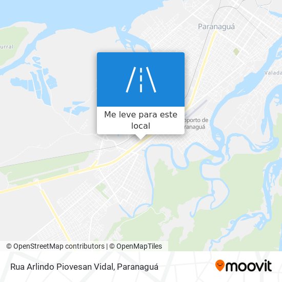 Rua Arlindo Piovesan Vidal mapa