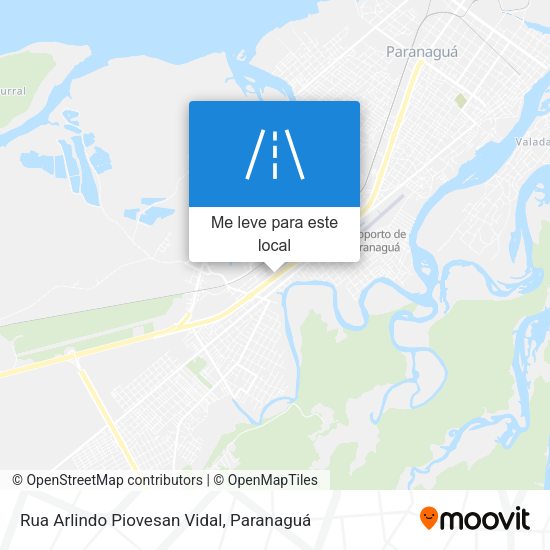 Rua Arlindo Piovesan Vidal mapa