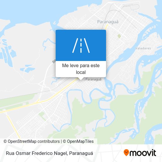 Rua Osmar Frederico Nagel mapa