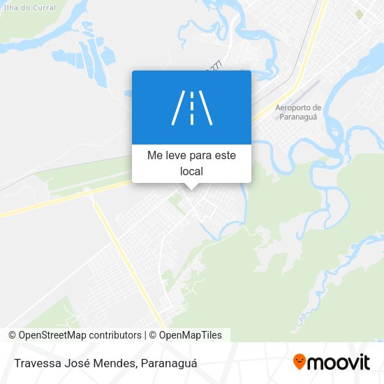 Travessa José Mendes mapa