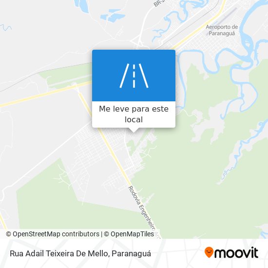 Rua Adail Teixeira De Mello mapa