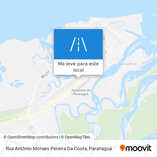 Rua Antônio Moraes Pereira Da Costa mapa