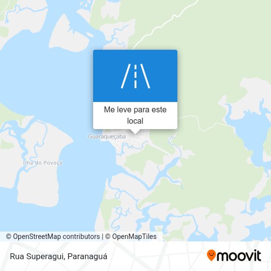 Rua Superagui mapa