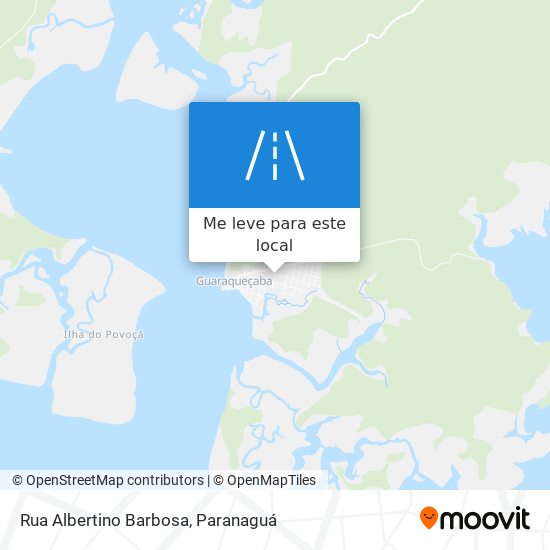 Rua Albertino Barbosa mapa