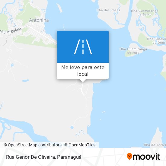 Rua Genor De Oliveira mapa