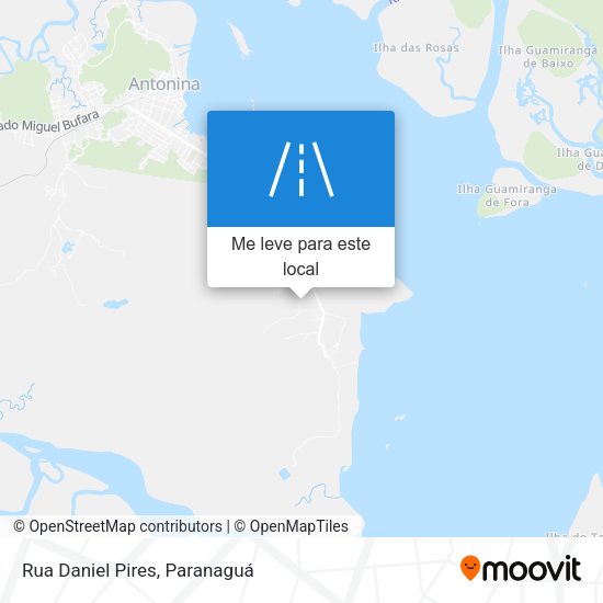Rua Daniel Pires mapa