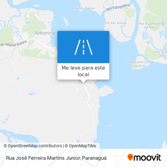 Rua José Ferreira Martins Junior mapa