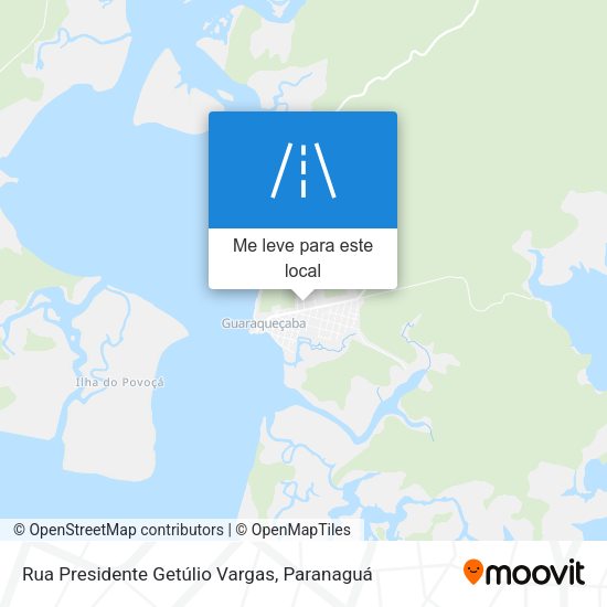 Rua Presidente Getúlio Vargas mapa