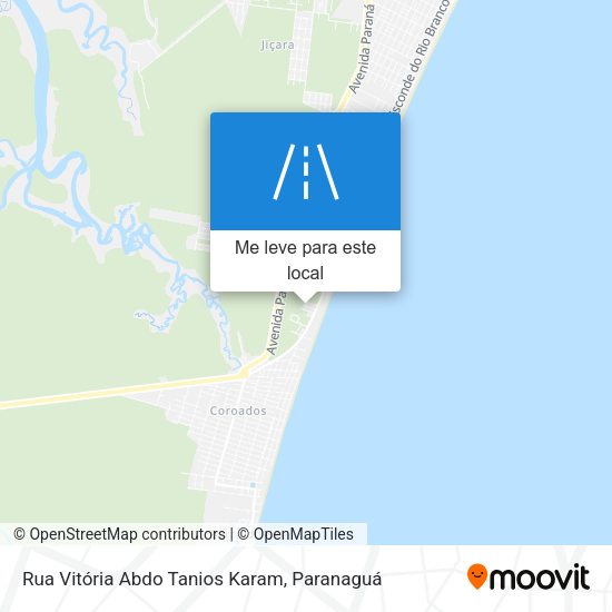 Rua Vitória Abdo Tanios Karam mapa