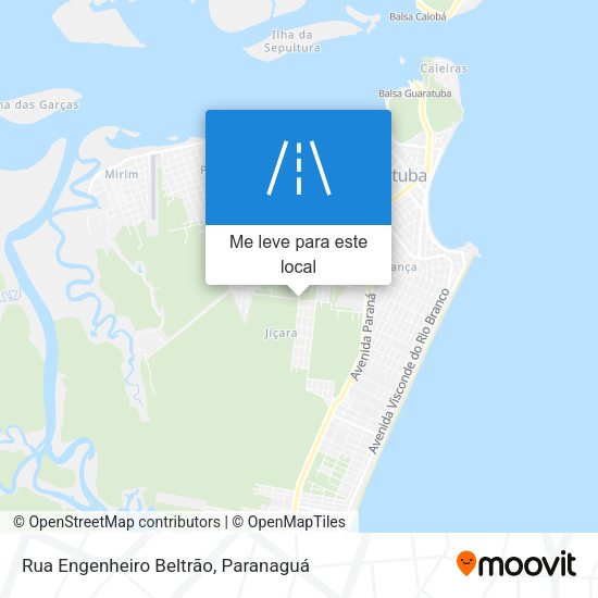 Rua Engenheiro Beltrão mapa