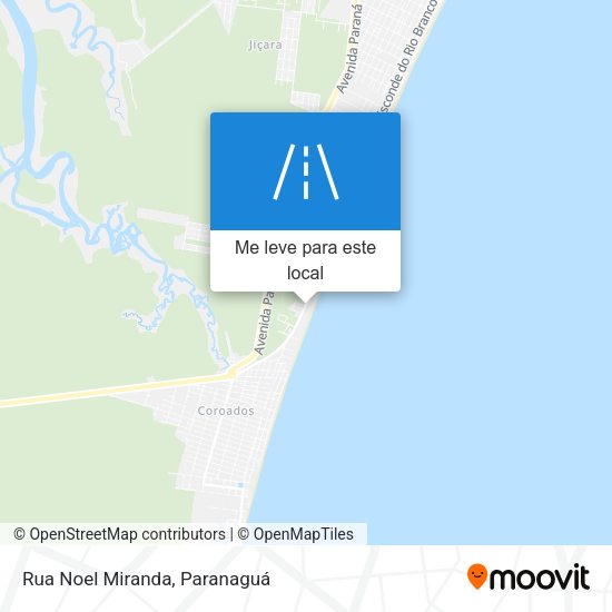 Rua Noel Miranda mapa