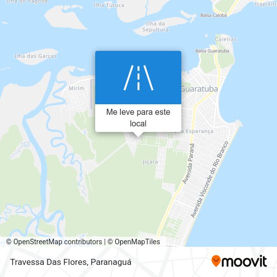Travessa Das Flores mapa