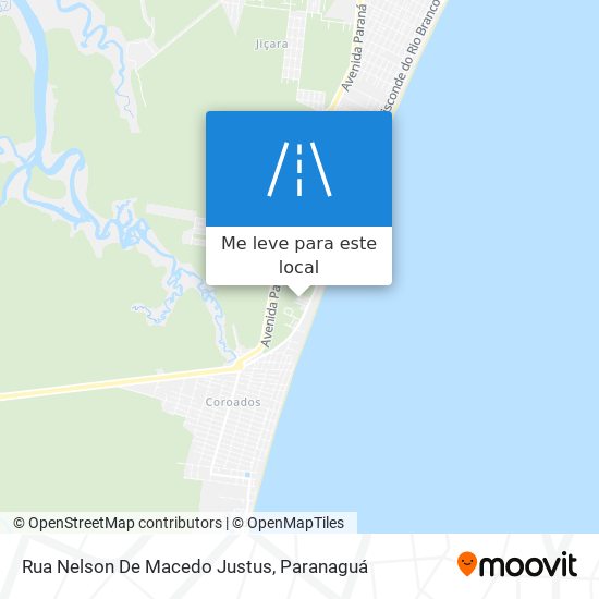 Rua Nelson De Macedo Justus mapa