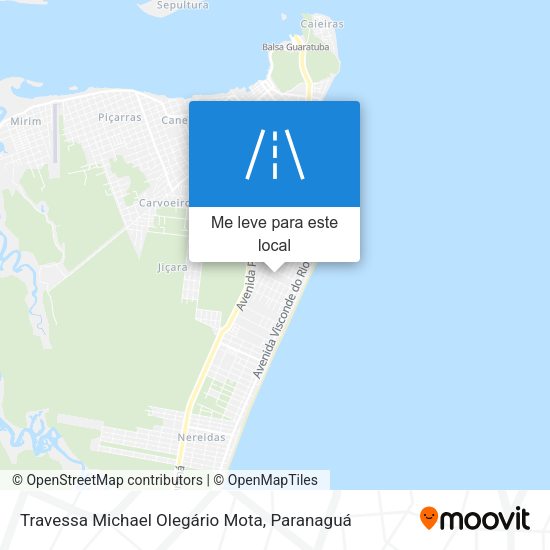 Travessa Michael Olegário Mota mapa