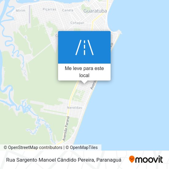 Rua Sargento Manoel Cândido Pereira mapa