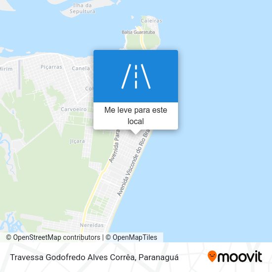 Travessa Godofredo Alves Corrêa mapa