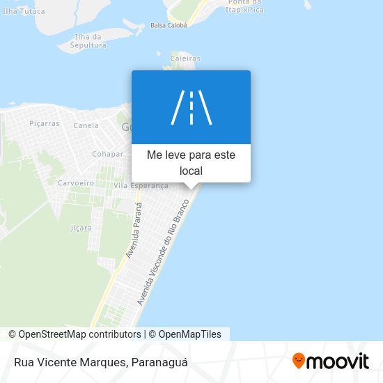 Rua Vicente Marques mapa