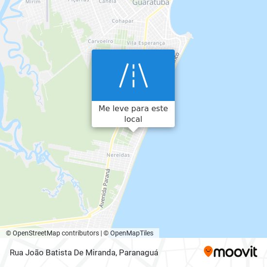 Rua João Batista De Miranda mapa